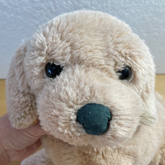 Vtg Applause Labrador Dog Plush Puppy Realistic Yellow Lab Stuffed Animal Korea - Picture 5 of 9